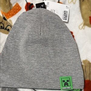 H&M Gray Minecraft Beanie for Kids